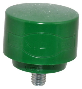 Lixie Replacement Hammer Tip #150M, Green Medium Face, 1-1/2" Diameter - 66-495-3