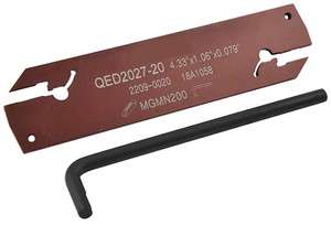Precise 0.079"W x 1.06H Indexable Cut-Off & Grooving Blade - 2209-0020