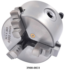 Precise 3" 3-Jaw Self-Centering Plain Back Lathe Chuck - 3900-0031 Precise 3" 3-Jaw Self-Centering Plain Back Lathe Chuck - 3900-0031