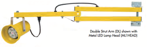 Tri-Lite 60" LED Dock Light Double-Strut Arm w/Metal Head - DL60-ML1