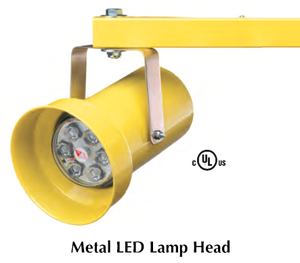 Tri-Lite 60" LED Dock Light Double-Strut Flex Arm w/Metal Head - FLDL60-ML1