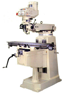Victor Variable Speed Vertical Knee Mill, 10" x 50" Table - VJF-3VS