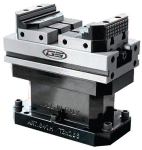 GS Tooling Multi-Tasking Modular Vise for 5-Axis Machining Centers, Type 3x166 - 382-524