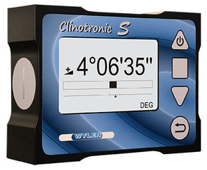Wyler Clinotronic S Electronic Inclinometer, with Two Magnets on Each Side - 015-S-HG45