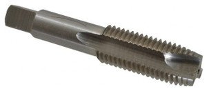 Interstate HSS Spiral Point Plug Tap, 7/8-9 UNC Thread, 3 Flutes, 4-11/16" OAL - 73-199-2