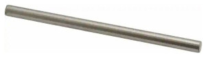 Interstate Letter HSS Bright Finish Jobber Length Drill Blank, Letter F, 4-1/8" Length - 75-219-6