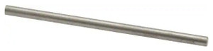 Interstate Number HSS Bright Finish Jobber Length Drill Blank, Size #24, 3-1/8" Length - 70-799-2