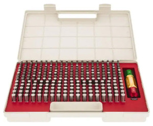 SPI Class ZZ Pin Gage Set, Inch, Steel, Minus Tolerance, 0.251 - 0.500" Range, 250 Pieces - 22-148-1