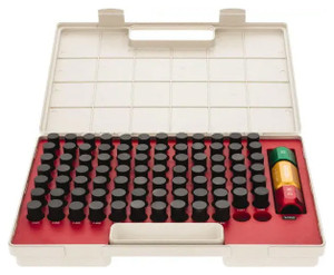 SPI Class ZZ Pin Gage Set, Inch, Black Oxide Coated Steel, Minus Tolerance, 0.751 - 0.832" Range, 82 Pieces - 22-167-1