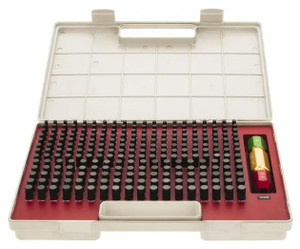 SPI Class ZZ Pin Gage Set, Inch, Black Oxide Coated Steel, Plus Tolerance, 0.251 - 0.500" Range, 250 Pieces - 22-172-1