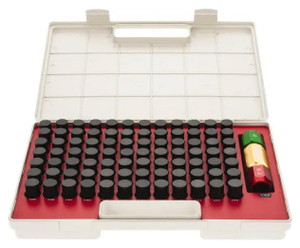 SPI Class ZZ Pin Gage Set, Inch, Black Oxide Coated Steel, Plus Tolerance, 0.833 - 0.916" Range, 84 Pieces - 22-176-2