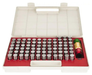 SPI Class ZZ Pin Gage Set, Metric, Steel, Minus Tolerance, 21 - 22.48mm Range, 75 Pieces - 22-185-3