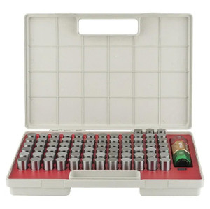 SPI Class ZZ Pin Gage Set, Metric, Steel, Minus Tolerance, 22.5 - 23.98mm Range, 75 Pieces - 22-186-1