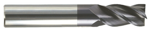 Rushmore USA 4 Flute Variable Index Solid Carbide Single End Mill - Regular Length, 5/16" Size, 13/16" Length of Cut, 2-1/2" Overall Length