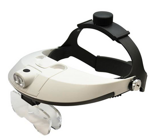 Grobet USA Headband Magnifier With Two Way Adjustable Headband - 29.569