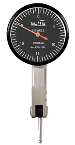 Elite Precision Certified Black Dial Test Indicator Set, .030" Travel - E30.15B