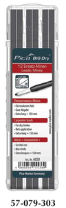 Pica BIG DRY® Carpenter 2H Leads Refill Pack, Graphite 6050/SB - 57-079-303