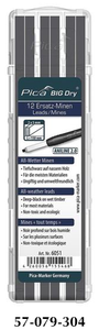 Pica BIG DRY® Aniline 2.0 Refill Leads Pack, Graphite 6051/SB