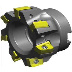 TMX AN90 D3.00-A1.00/2.00-05-16, 3 Inch Diameter 90° 5 Flute Indexable Face Mill for ANHX 16 Inserts - 181-0593-00