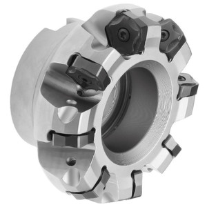 TMX PN60 D6.00-A2.00/2.50U-10-11, 6 Inch Diameter 60° 10 Flute Indexable Face Mill for PNHX 11 Inserts - 181-0642-00