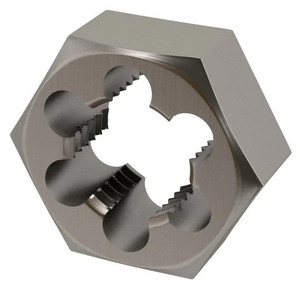 Interstate Hex Rethreading Bolt Die, HSS, 1-3/8 - 6 UNC - 73-376-6