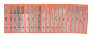 Precision Brand 20 Pc. 5" Metric Poc-Kit® Steel Feeler Gage Set #09740, 0.05 to 1mm Thickness - 61-058-4