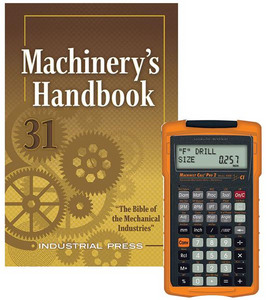 Industrial Press Machinerys Handbook 31st Large Print Edition & CalcPro 2 Bundle