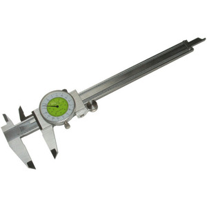 iGaging Inch & Fraction Dial Caliper, 6" - 100-164