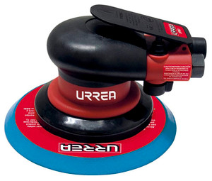 Urrea Super Duty 6" Random Orbital Sander, 12000 RPM, 3/8" Hose ID, 1/4" Air Intake - UP861