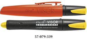 Pica VISOR® Yellow Permanent Crayon Marker - 990/44