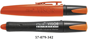 Pica VISOR® Orange Permanent Crayon Marker - 990/054