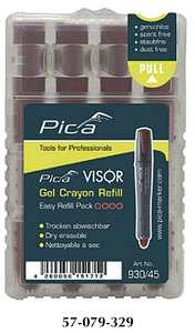 Pica VISOR® Brown "DRY ERASE" Refills - 930/45