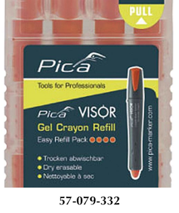 Pica VISOR® Orange "DRY ERASE" Refills - 930/54 - 57-079-332