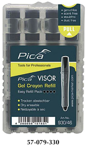 Pica VISOR® Black "DRY ERASE" Refills - 930/46 - 57-079-330