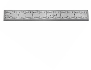 iGaging Stainless Steel Ruler, 6" - 34-006-4R