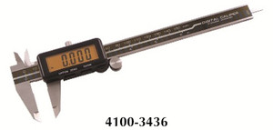 Precise 6"/150mm Yellow LCD Digital Electronic Caliper - 4100-3436