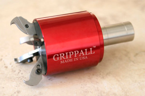 Large Grippall™ Four Finger CNC Bar Puller, 32mm Round Mounting Shank - GA-M-32MR4F