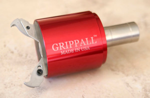 Large Grippall™ Two Finger CNC Bar Puller, 40mm Round Mounting Shank - GA-M-40MR2F