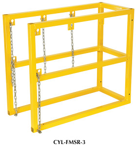Vestil 3 Cylinder Barricade Rack - CYL-FMSR-3