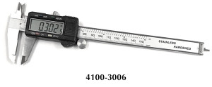Precise 6"/150mm 4-Key Digital Electronic Caliper - 4100-3006