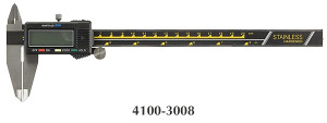 Precise 8"/200mm 4-Key Digital Electronic Caliper - 4100-3008