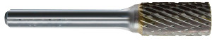 Precise SA-3, 3/8” Cut Diameter, 3/4” Cut Length Cylindrical Shape Carbide Burr - 3000-0103