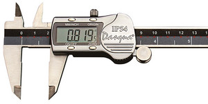 Dasqua 0-200mm/0-8" Metal Housing Large Screen Digital Caliper - 2117-9110
