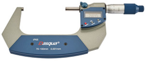 Dasqua 75-100mm/3-4" IP65 Digital Outside Micrometer - 4410-1120