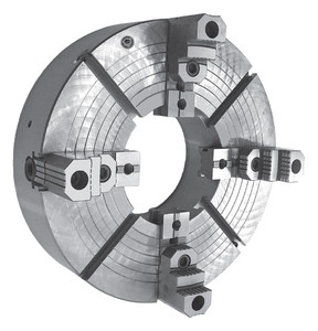 Bison 4347 HD 4-Jaw Oil Country Chuck with Large Through-Hole, 16" Diameter, D1-11 Taper - 7-859-6153