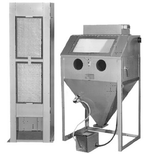 Trinco Deluxe Blast Cleaning System Dust Collector, 36"W x 24"D x 23"H Tub - 36D