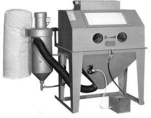 Trinco Master Model Dry Blaster w/ 300 CFM Abrasive Separator, 42”W x 24”D x 24”H Tub Dim. - 4224AS