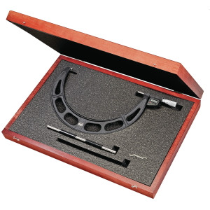 Starrett Electronic Micrometer, Friction Thimble, w/Data Output, EDP 64415, 12-13" - 733XFLZ-13
