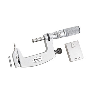 Starrett Mul-T-Anvil Micrometer, 0-2", EDP 66433 - 220XFL-2