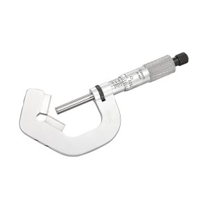 Starrett V-Anvil Micrometer, .078-1", EDP 52497 - T485XRL